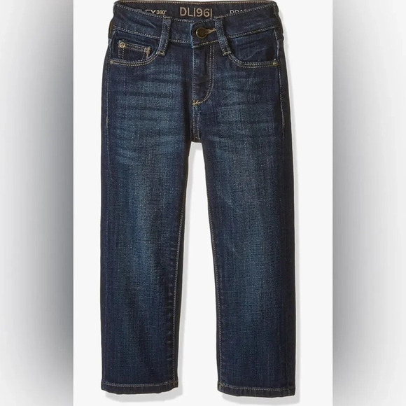 NWT DL1961 Brady Jeans slim sz 18 in seesaw dark denim - Picture 3 of 3